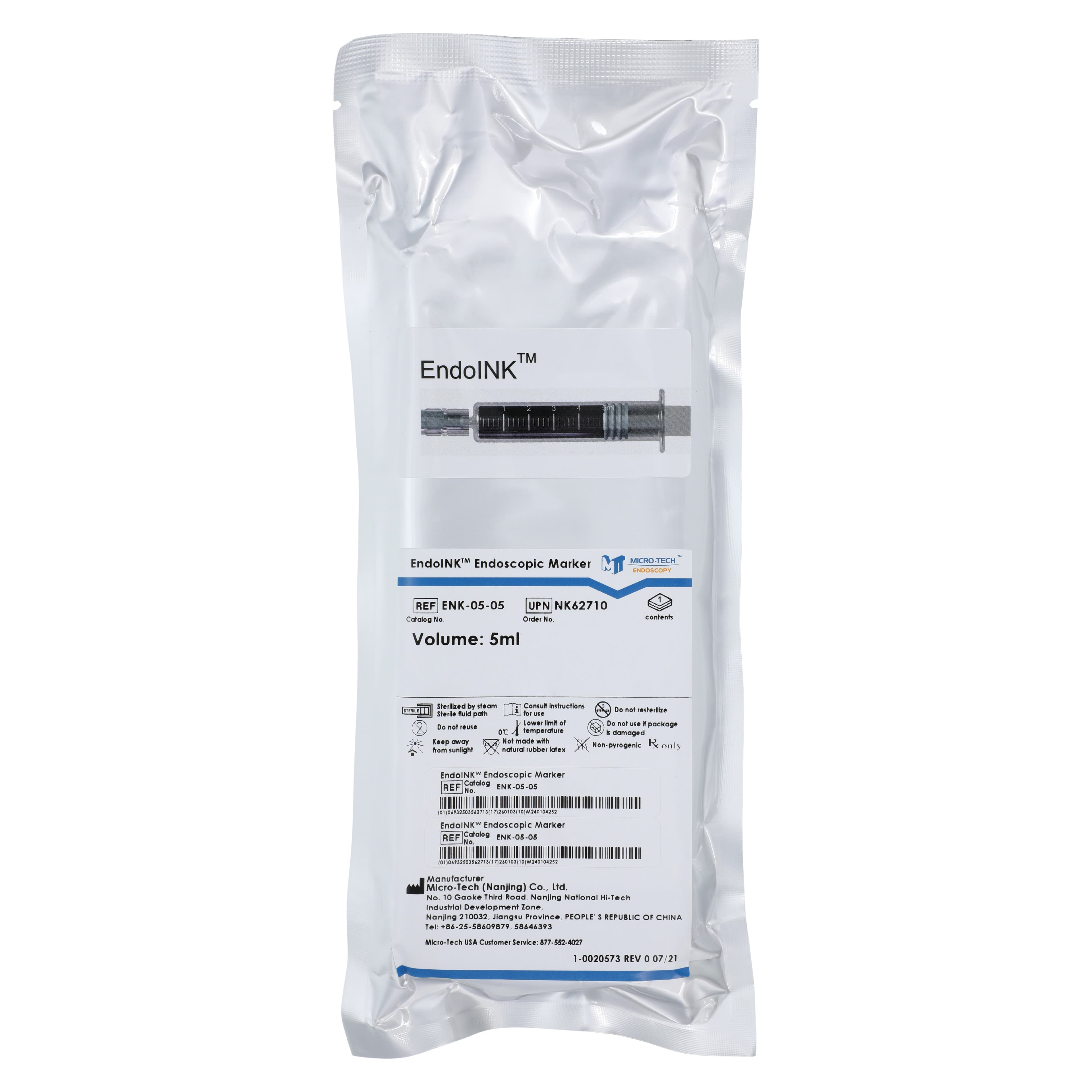 Blue Beacon GI Marker, 0.4% Indigo Carmine, Sterile, 5/Box thumbnail 2