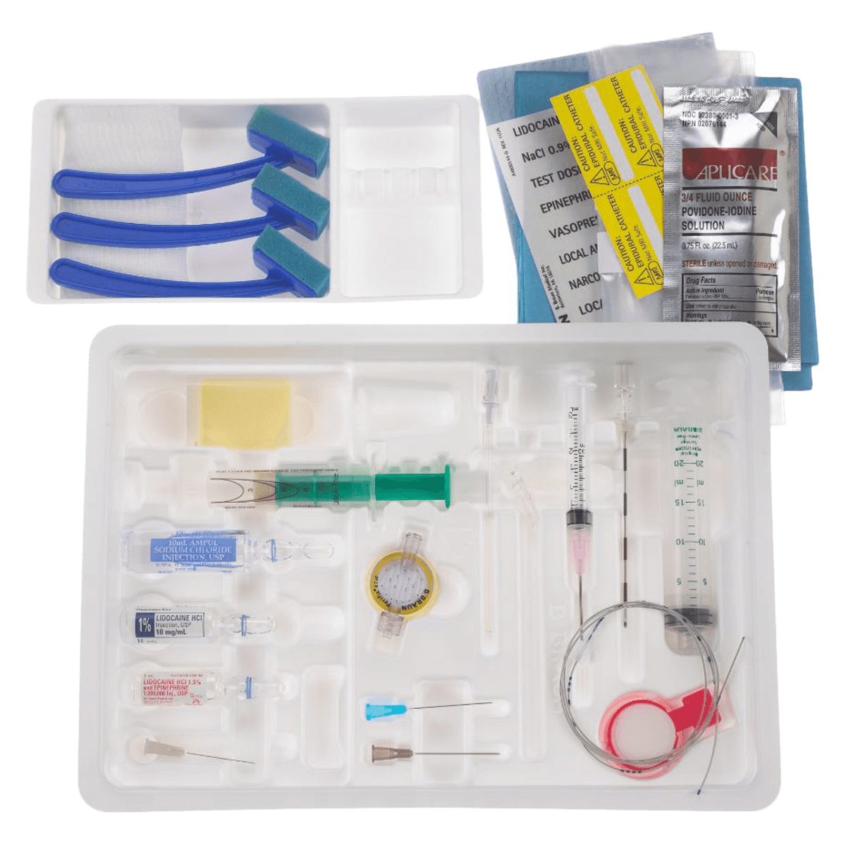B. Braun Perifix Epidural Tray, Continuous with Closed Tip (Cld Tip) - Tray Epdal Cont w/Cld Tip - Image 1