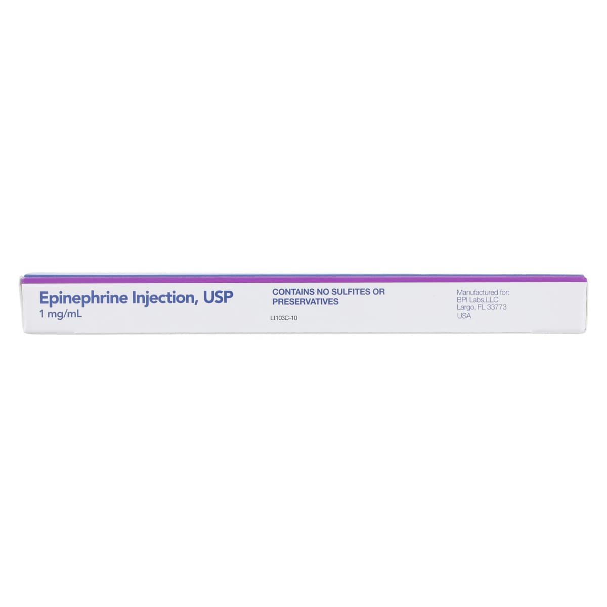 Epinephrine Injection SD Ampule, 1mg/mL (1:1000), 1mL, 10/Package thumbnail 3