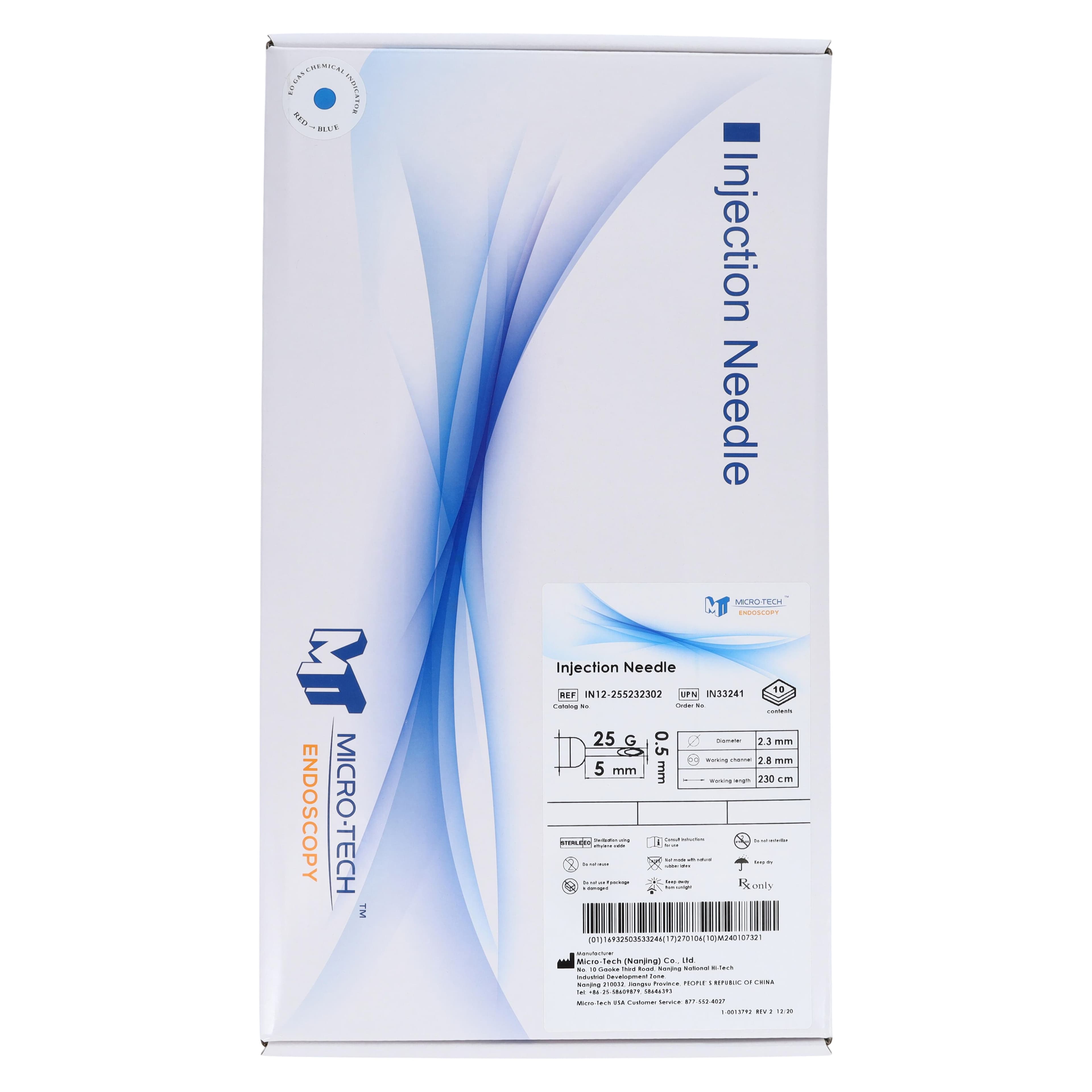 Micro-Tech Endoscopy Injection Needle, Metal, Single-Use, 10/Box thumbnail 3