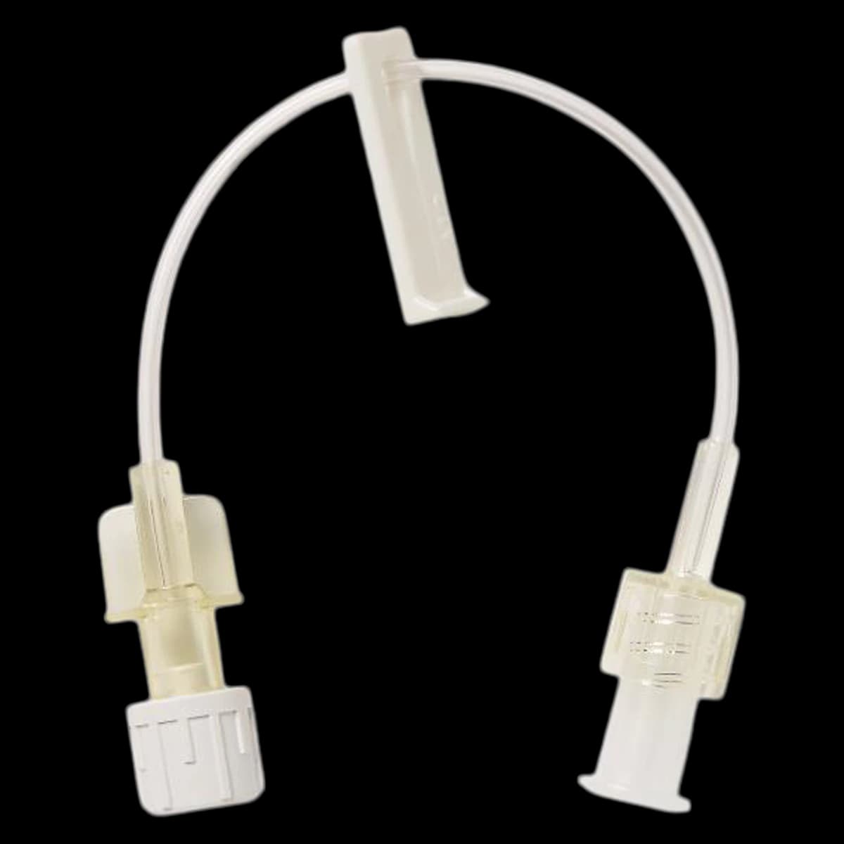 Medline IV Extension Set, 6" Male/Female Luer Lock, Slide Clamp, Priming Volume 0.2 mL, 100/Case - Extension Set LL Male/Female - Image 1