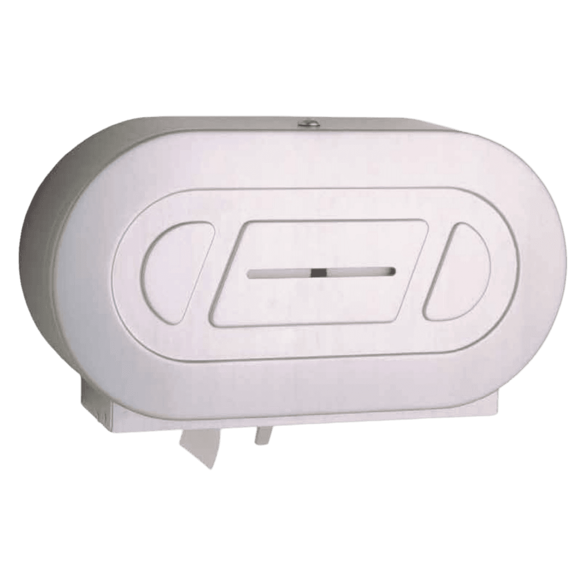 Bobrick Toilet Tissue Dispenser, Twin Roll, Stainless Steel - Dispenser Toilet Tissue Twin - Image 1