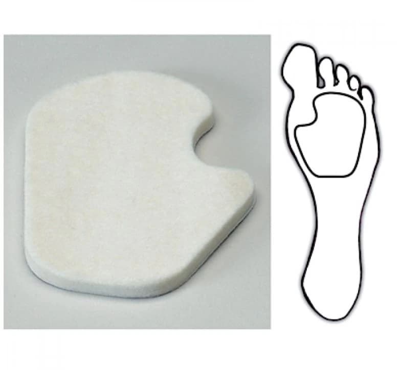 Econoline Orthopedic Support Pad, Sesamoid Foam, Right - Pad Sesamoid Foam Right - Image 1