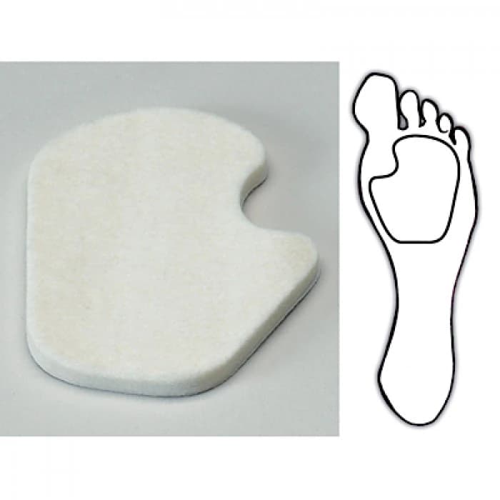 Econoline Sesamoid Pad, Left Foot, with Adhesive - Pad Sesamoid Fm Lft w/Adhesive - Image 1