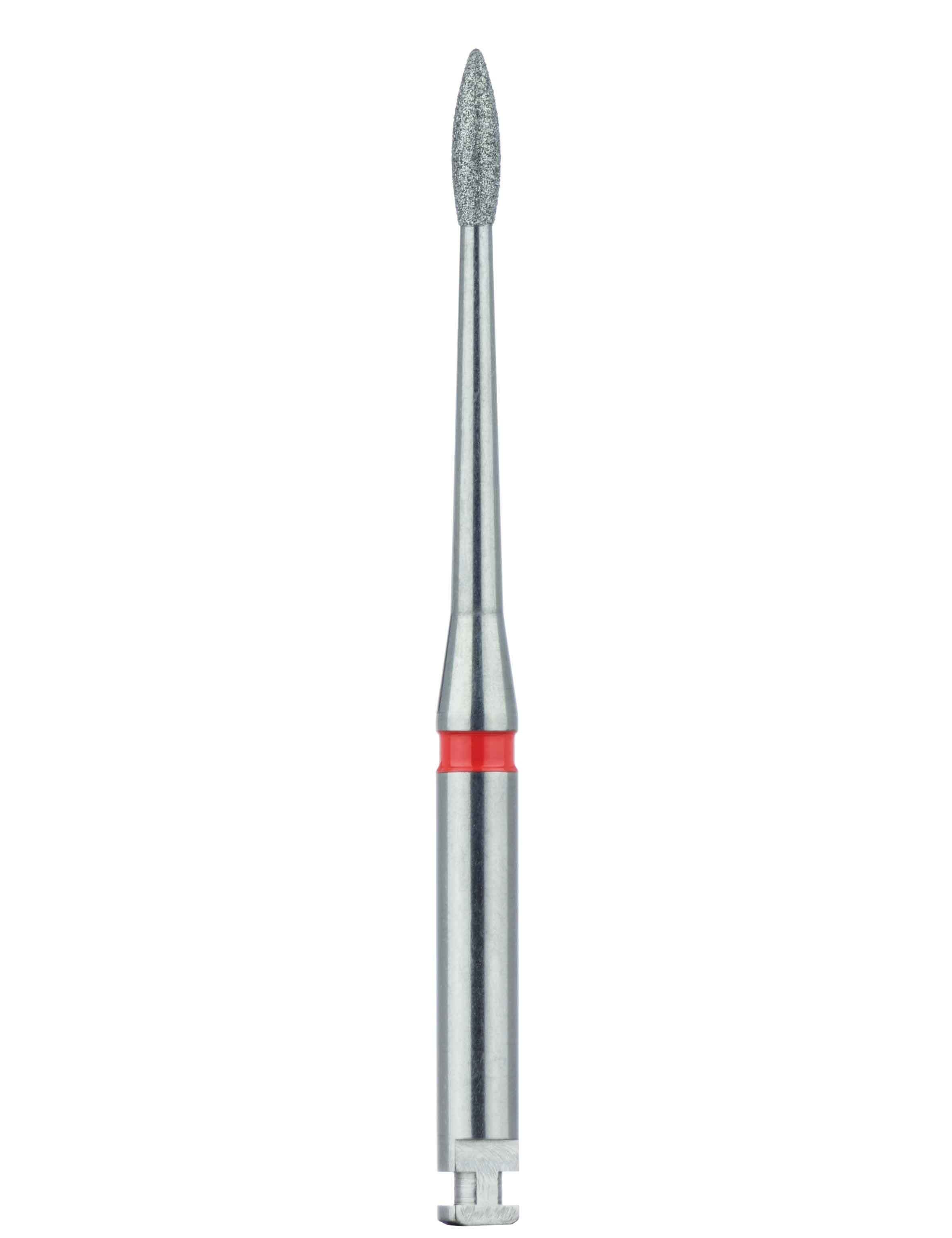 Meisinger 830LF-014-RAX Diamond Bur, Fine Grit, Long Pointed Football, 1.4 mm, RA (Latch) Shank, 5/Pack thumbnail 2