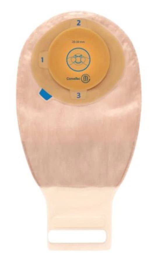 ConvaTec Esteem+ One-Piece Drainable Pouch with Stomahesive Skin Barrier, Transparent, 12" - Pouch Stomahesive Skin Barrier - Image 1