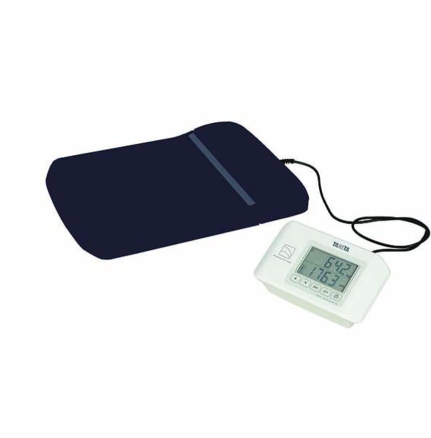 Tanita Digital Scale, 600 lb Capacity, Digital Display, 20.8 x 15.6 x 2.6 in - Scale 20.8x15.6x2.6" - Image 1