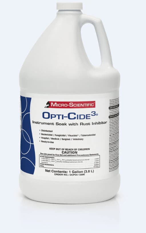 Opti-Cide 3 Disinfectant, 4/Case - Disinfectant Opti-Cide 3 RI - Image 1