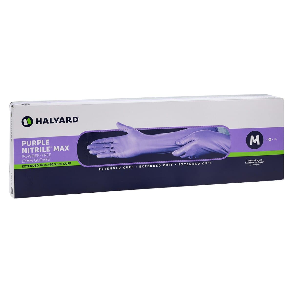 PURPLE NITRILE MAX Exam Gloves, Powder Free, Non-Sterile, Medium, Purple, 50/Box thumbnail 4