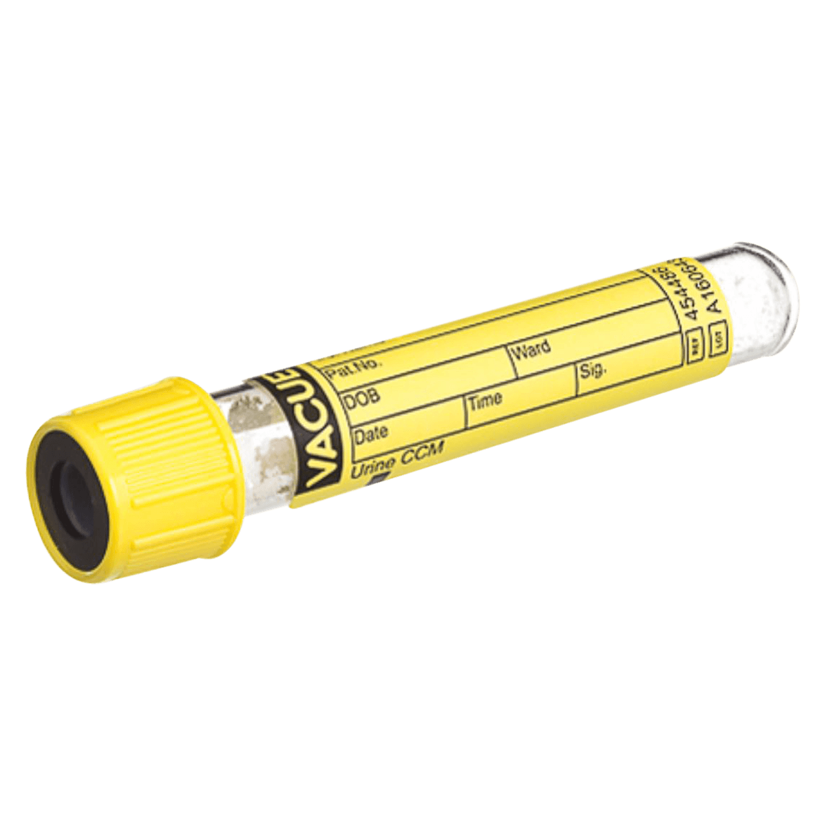 Greiner Bio-One Vacuette Urine Tube CCM, 13x75mm, 4mL, Yellow/Black Cap, 1200/Case - Tube Vacuette Urine CCM 13x75 - Image 1