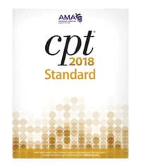 CPT 2018 Standard Edition Instructional Book, Softbound, 8-1/2" x 11" - CPT Standard Edition - Image 1