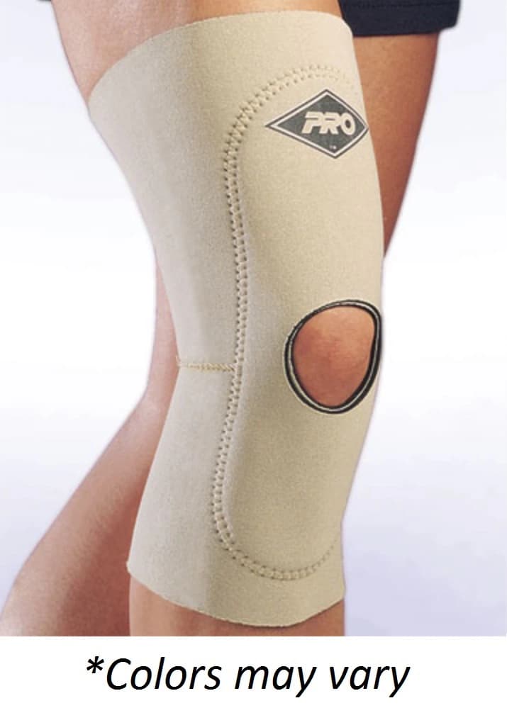 Pro Orthopedic Devices Standard Neoprene/Nylon Knee Support Sleeve, Adult 2X-Large, 18.25-19" - Sleeve Knee Std Neo/Nyl - Image 1