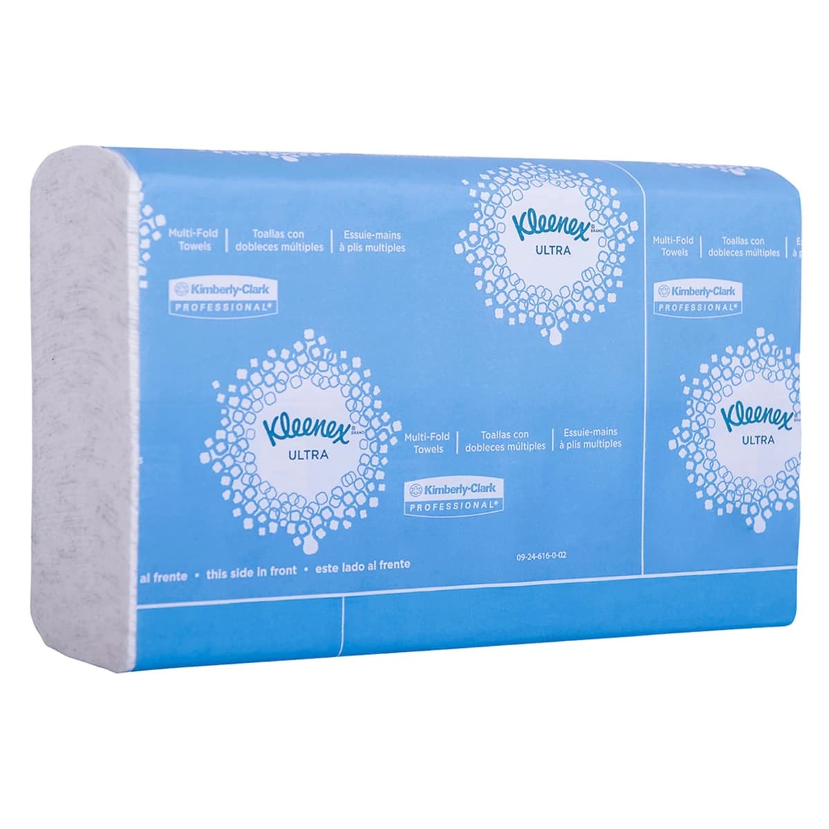 Kleenex Reveal Multi-Fold Paper Towels, 8 in x 9.4 in, White, 16/Case, KC 51904 - Kleenex Reveal Multi-Fold Towels - Image 1