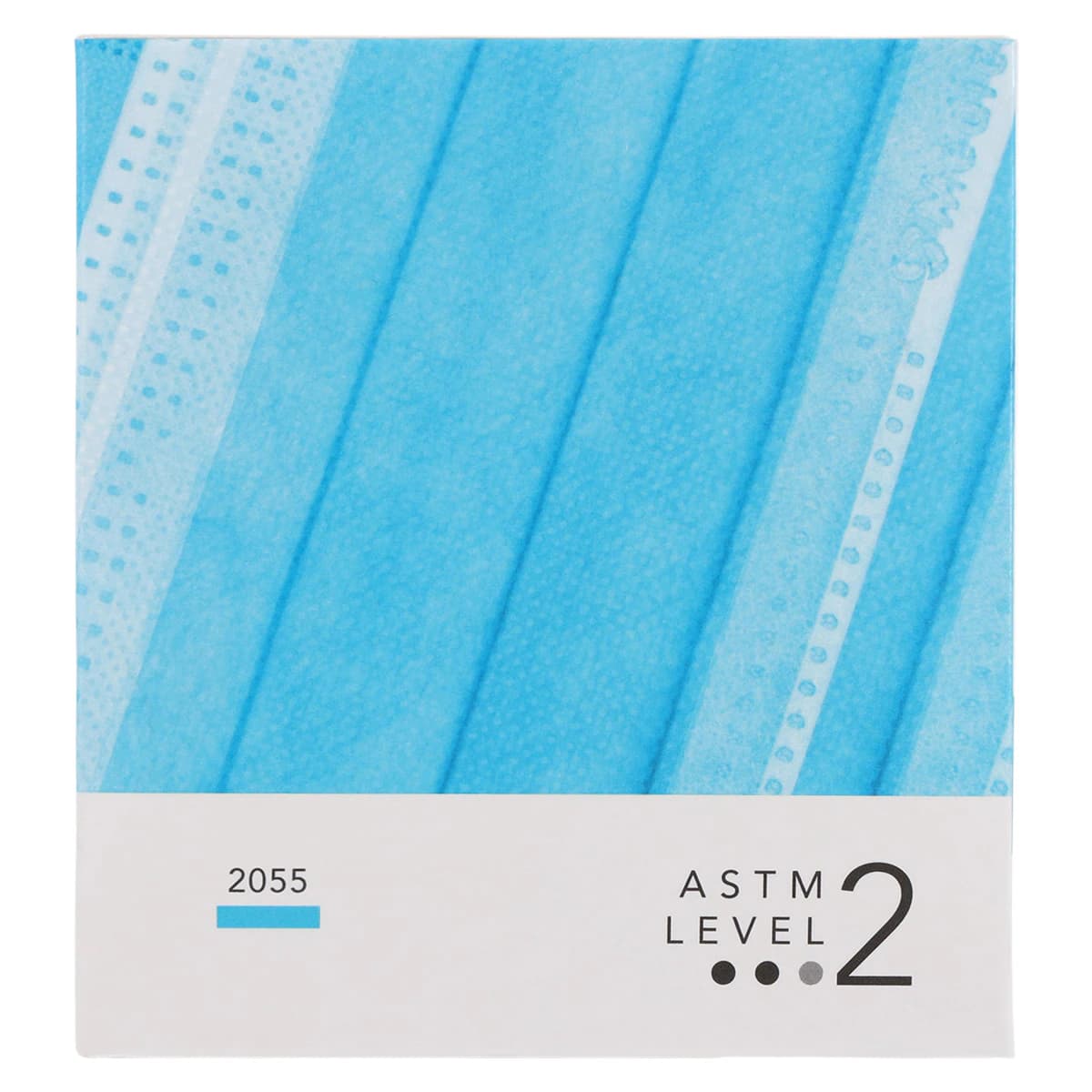 SafeMask Master Series Procedure Face Mask, ASTM Level 2, Ocean Surf (Aqua Marine), Ear Loop, Pleated, Fluid Resistant, 50/Box, 2055 thumbnail 6