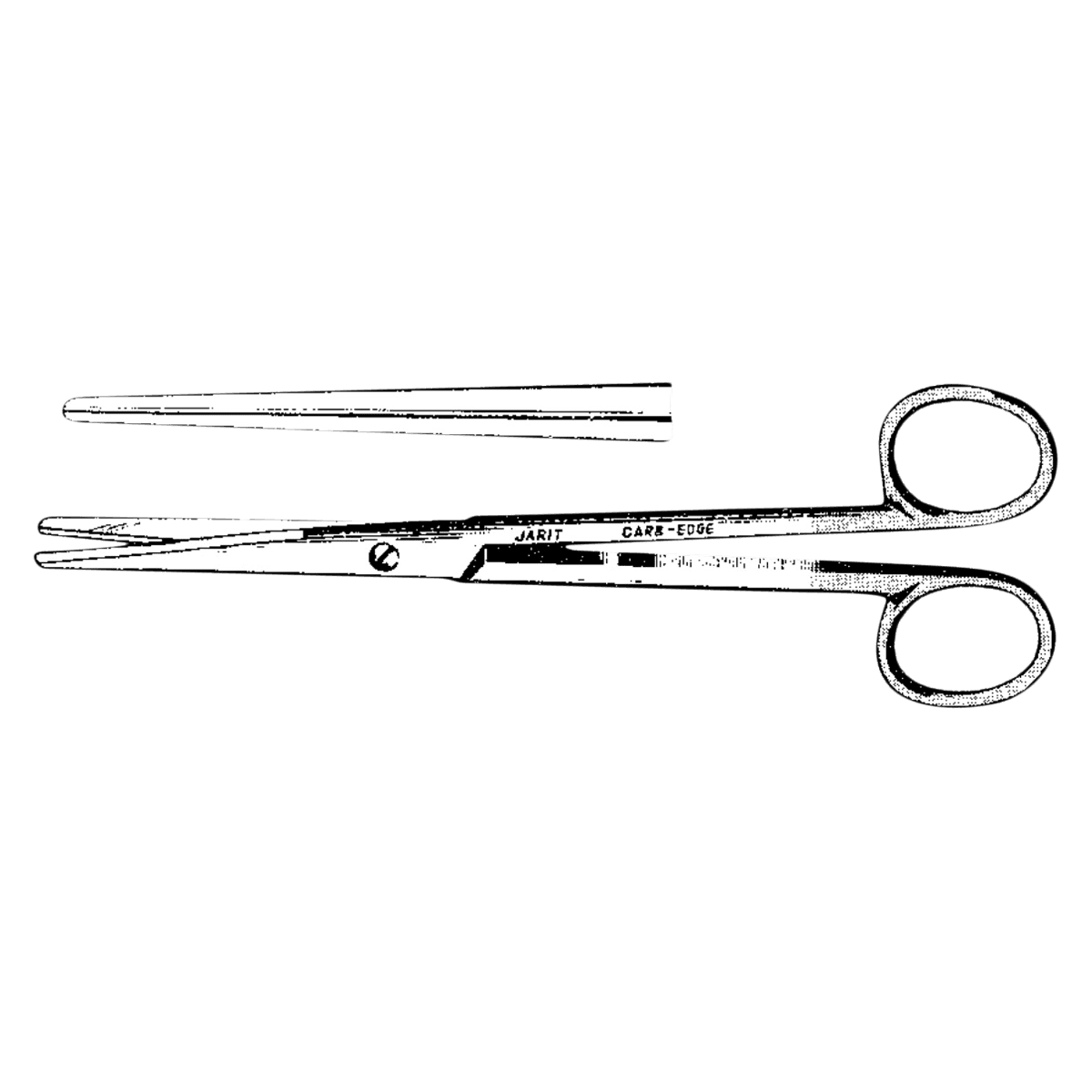 Jarit Mayo Scissors, Straight, 6-3/4" (17 cm), Carb-Edge, Each - Scissor Mayo Carb-Edge Strght - Image 1