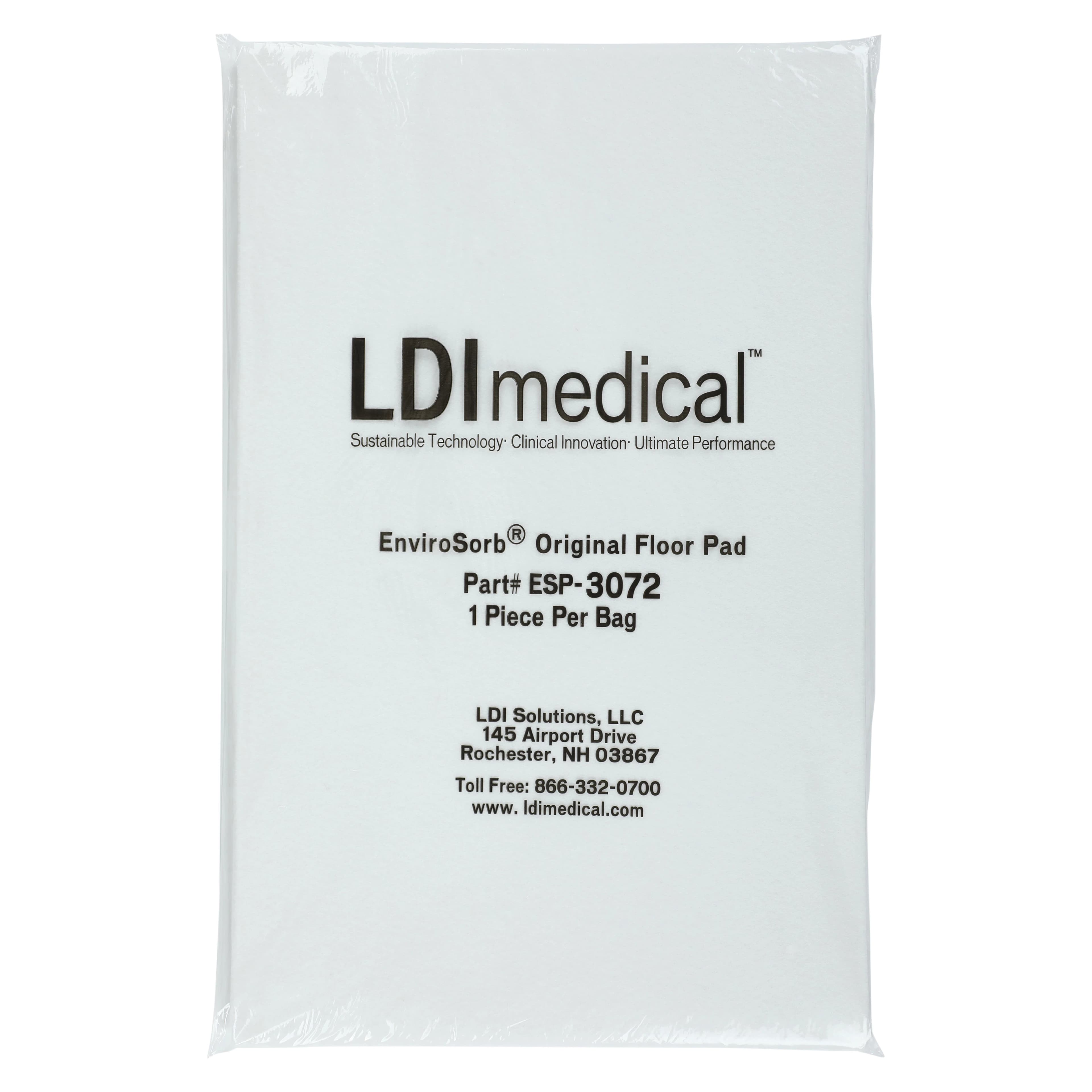 EnviroSorb Surgical Floor Pad, 30" x 72", LDI Corporation - Pad Surgical Floor EnviroSorb - Image 1