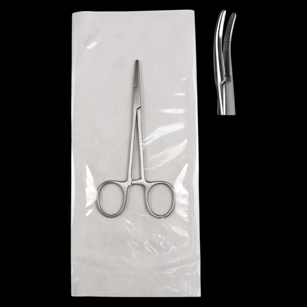 Sklar Econo Halsted Mosquito Hemostat Forcep, Straight, 5", Sterile, Single Use - Forcep Hemostat Disp Strt - Image 1