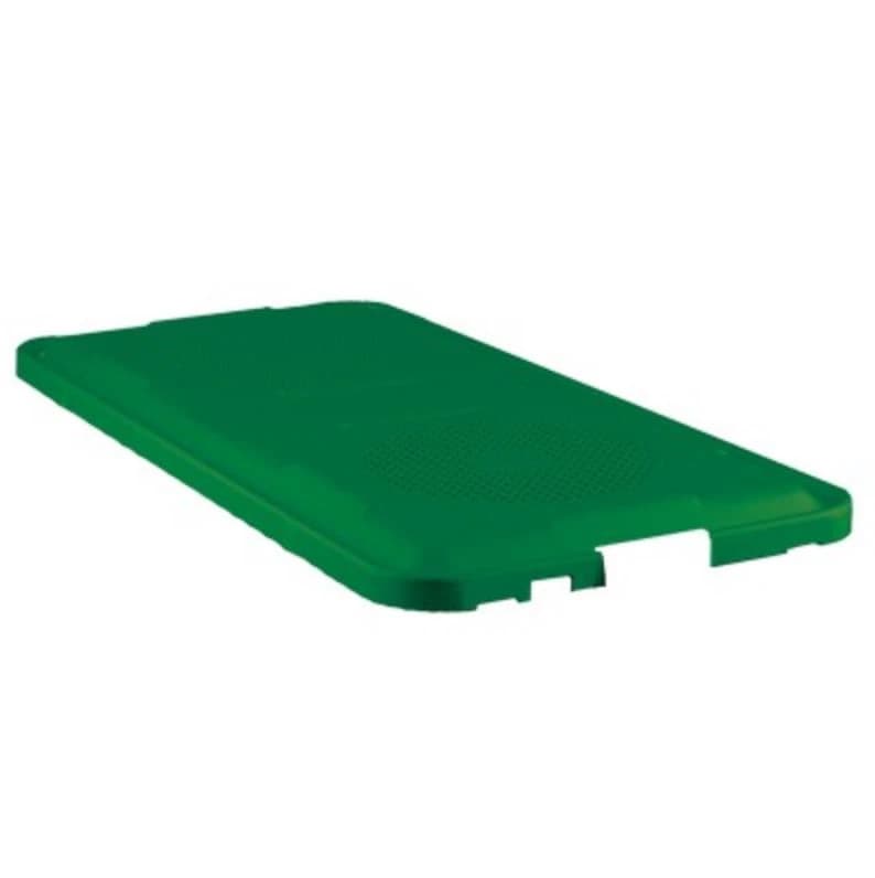 Sklarlite Sterilization Container with Green Lid, 23" x 11" x 4" - Container Green Lid Sterilizat - Image 1