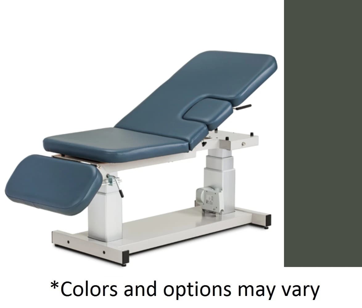 Clinton Industries Imaging Table, 3-Section, 76x27x21.5-37.5" Gunmetal, Model 087-098-3GM - Table Imgng 3Sctn-087-098-3GM - Image 1