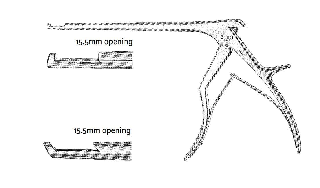 Jarit Spurling-Kerrison Rongeur, 5mm, Straight, Bone Punch - Ronguer Krrsn Spurling 5mm Bt - Image 1