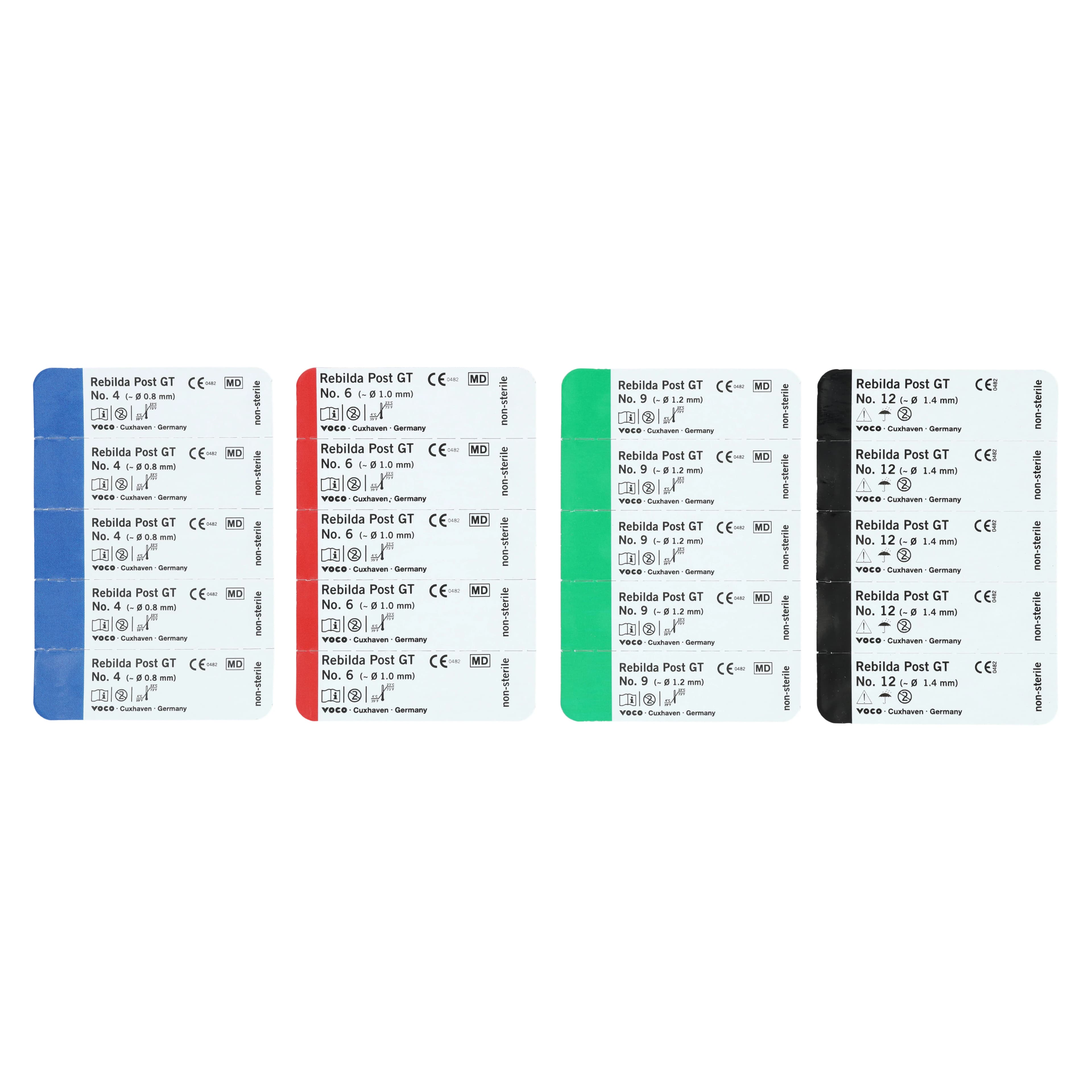 Rebilda Post GT System Kit, Glass Fiber-Reinforced Resin Posts, Assorted Sizes (0.8-1.4 mm), 20 Posts, 5 ml Ceramic Bond, 20 Futurabond U SingleDose, 10 g Rebilda DC Syringe thumbnail 5