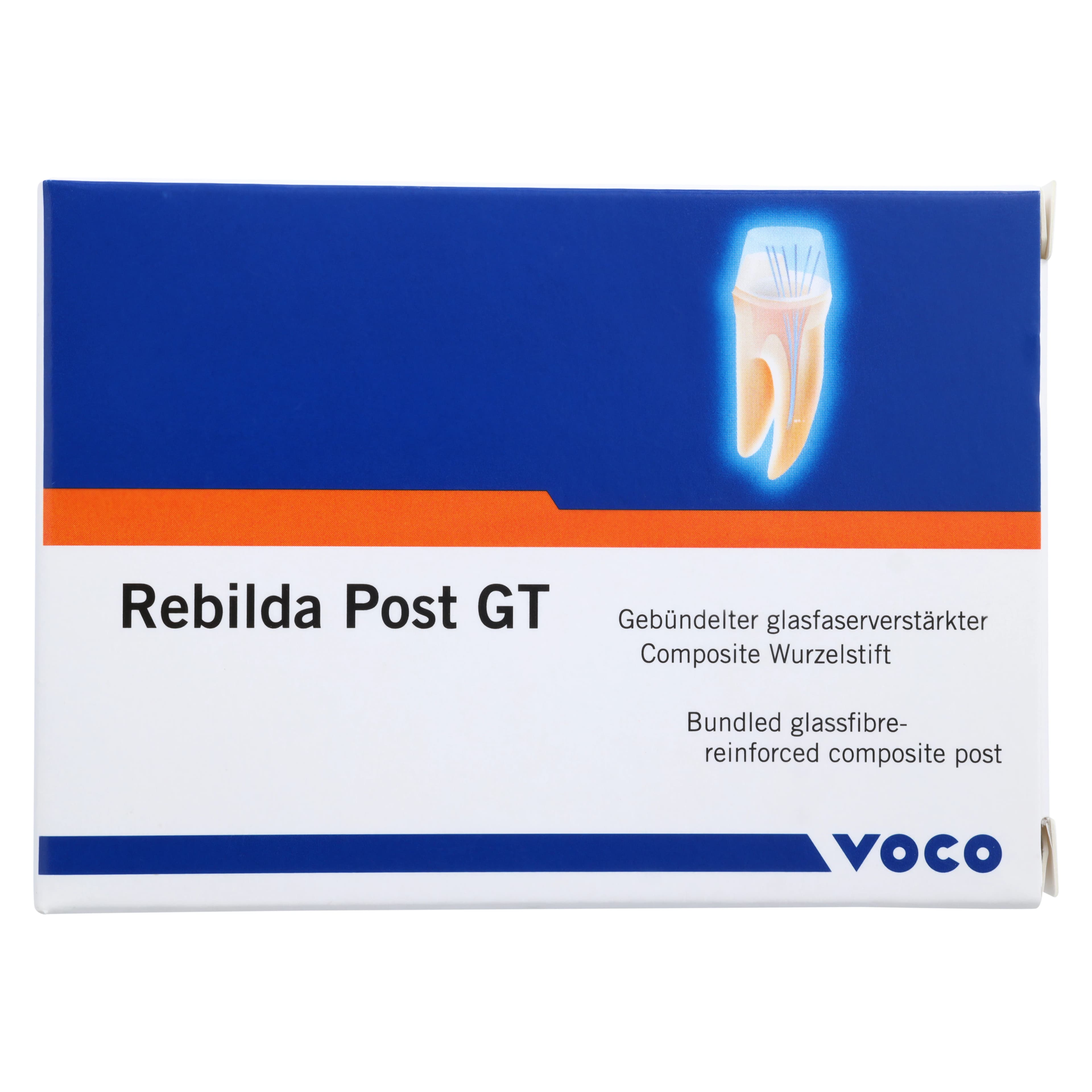 Rebilda Post GT Bundled Glass Fiber Reinforced Resin Posts, Refill #4 Blue, 0.8mm, 5/Pkg thumbnail 4