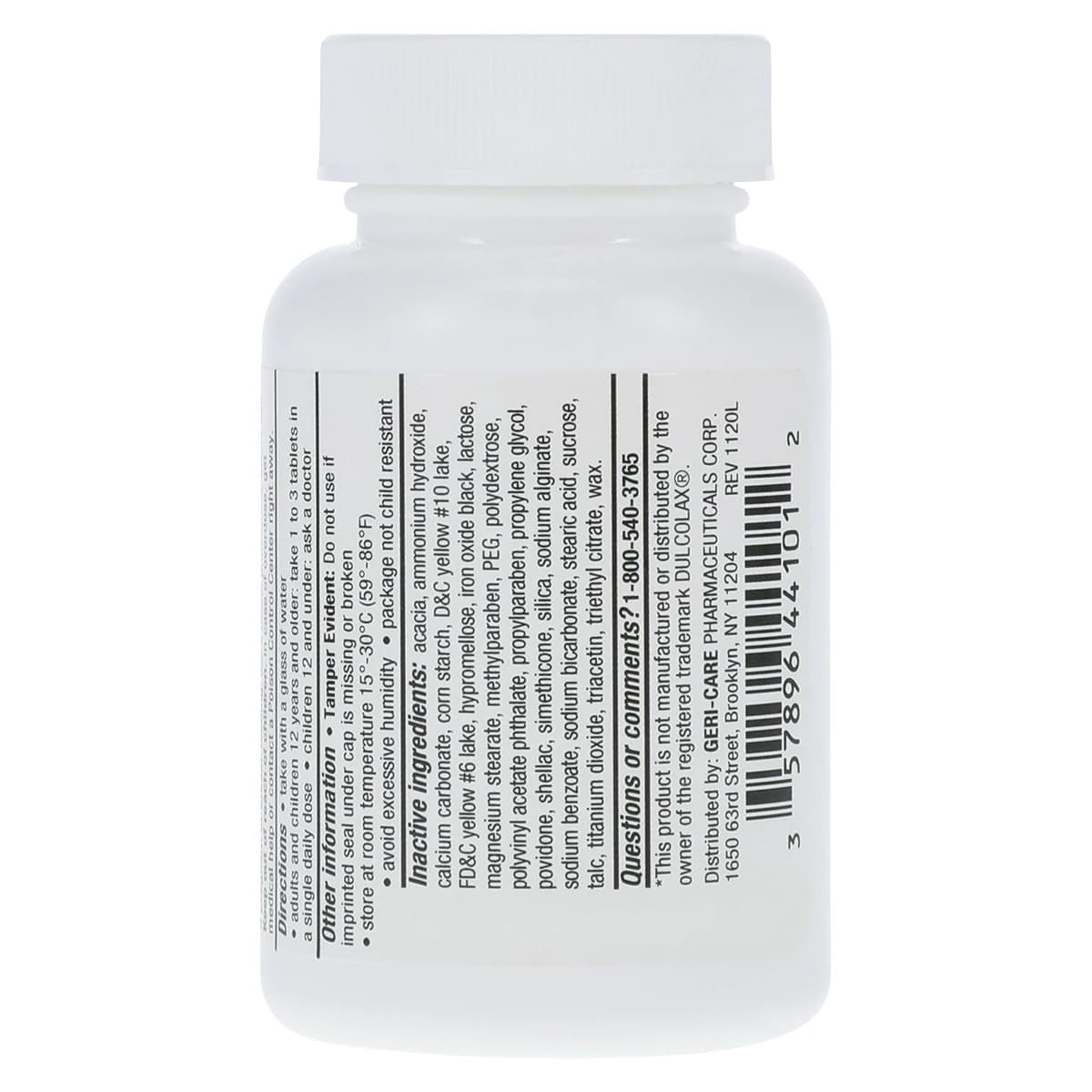 Geri-Care Bisacodyl EC Tablets, 5mg, 100/Bottle thumbnail 3