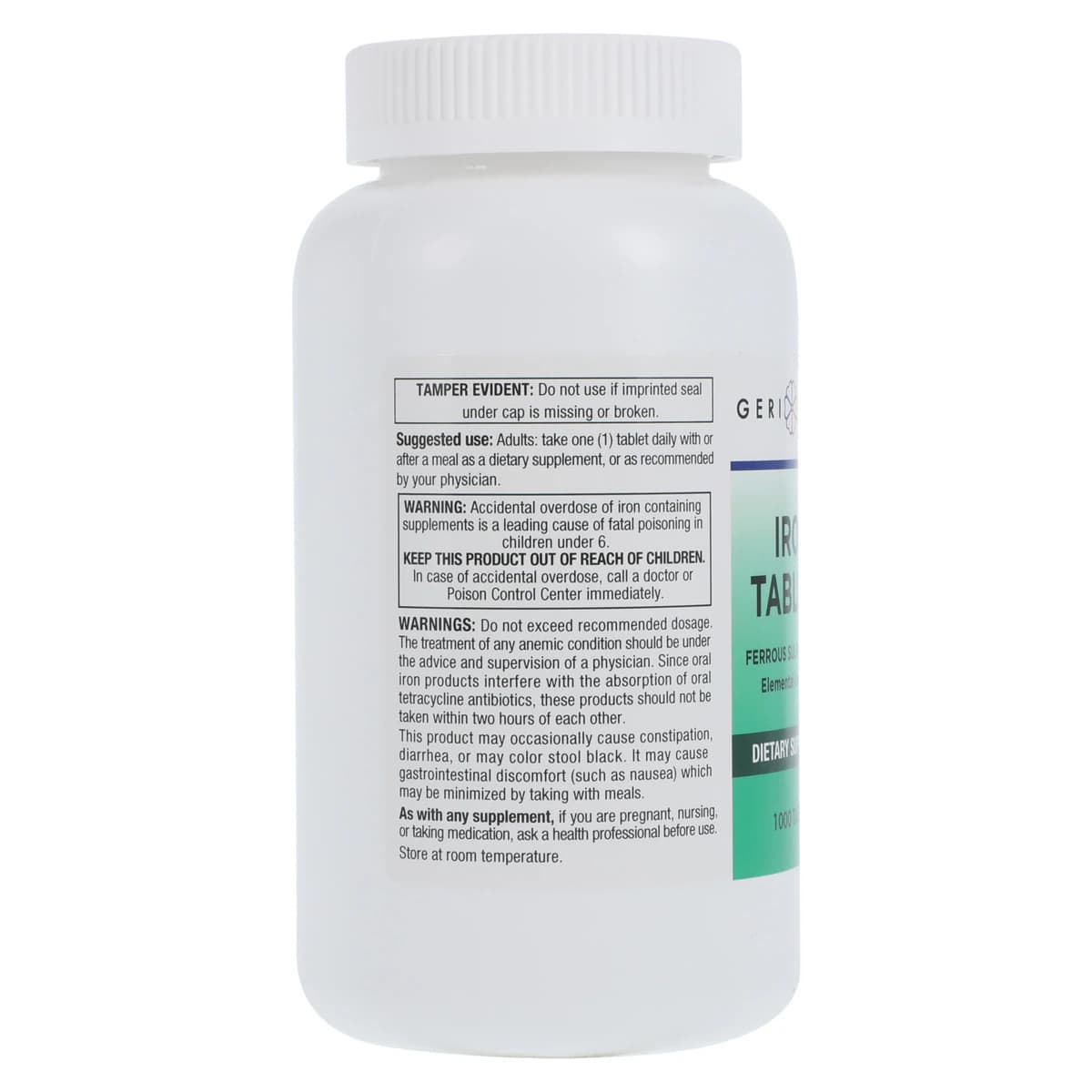 Geri-Care Ferrous Sulfate Tablets, 325 mg, 1000/Bottle thumbnail 3