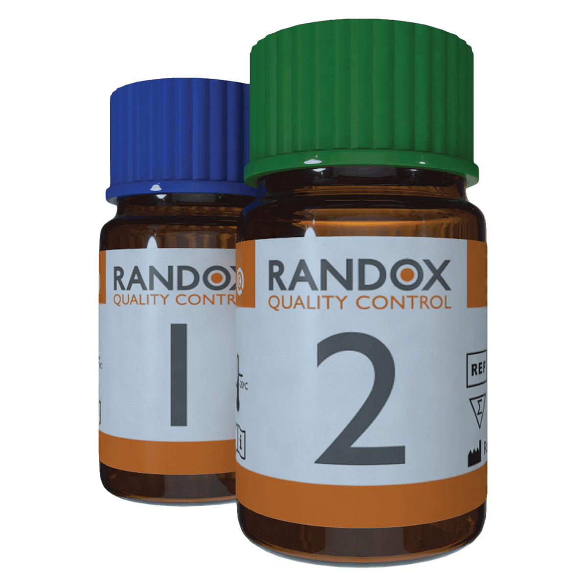 Randox High Sensitivity CRP Level 2 Control, 1 mL, 10/Package - Control CRP High Sensitive - Image 1