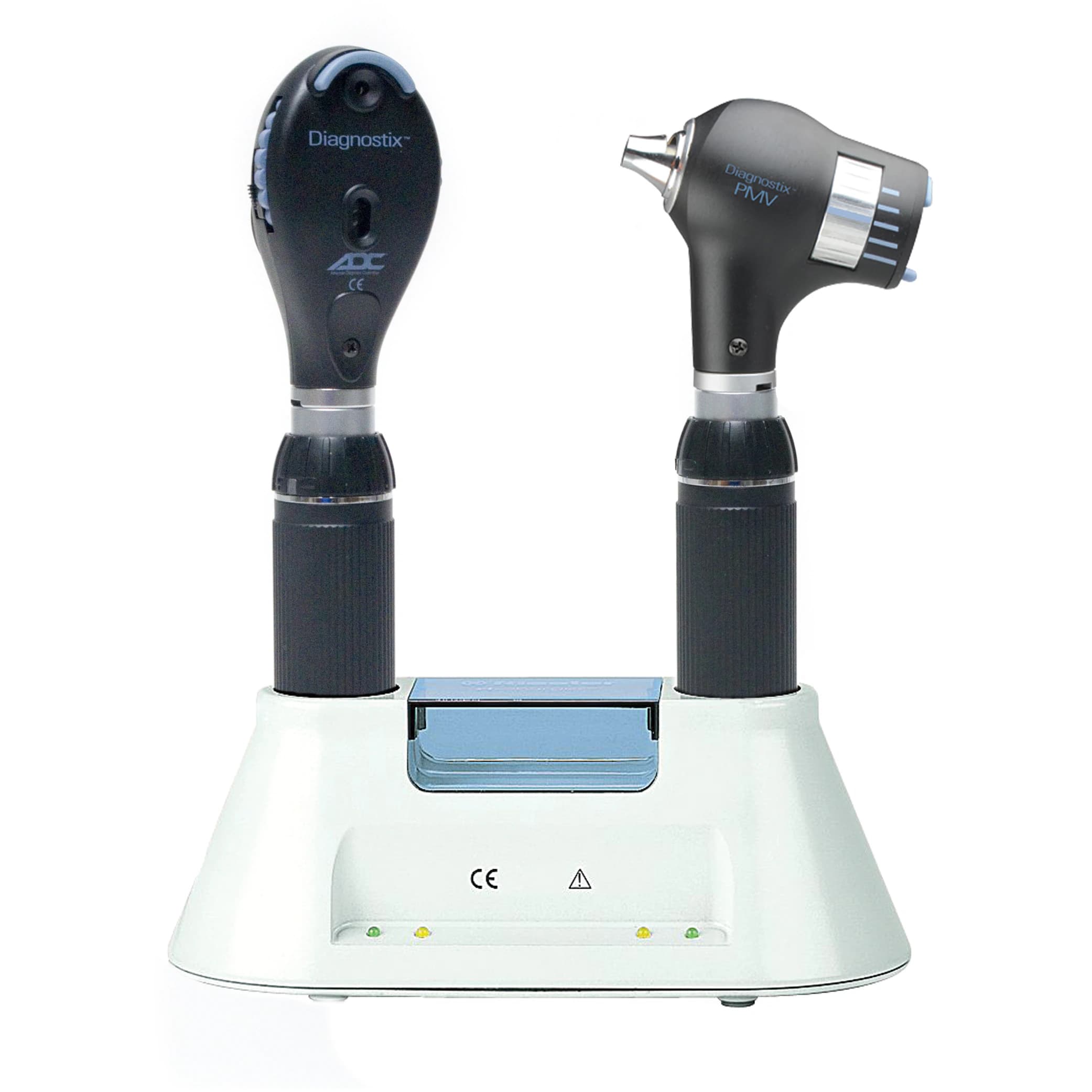 American Diagnostic Diagnostix LED Light Set for Pocket Otoscope/Ophthalmoscope, Desk Stand, Lithium Battery 3.5V - Set LED Pckt Oto Othp Dsk Stnd - Image 1