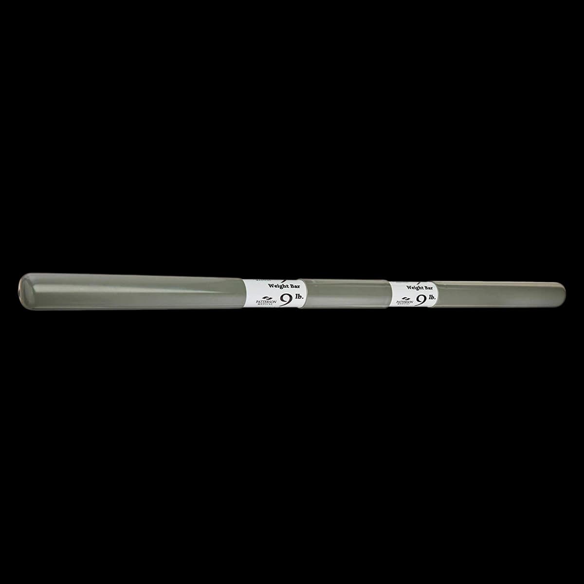 Performance Health Weight Vinyl Grip Bar for Rehab, 9 lb, Gray, 01KT8PD53M1MT11Z9J8YZ4956R - Weight Vinyl Grip Bar f/ Rehab - Image 1