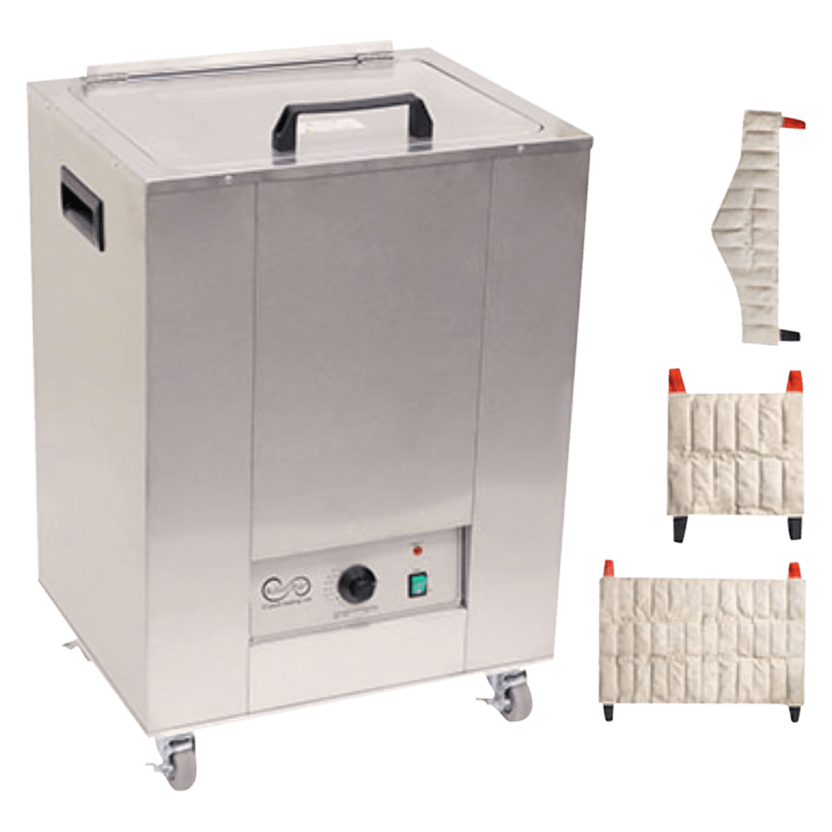 Relief Pak Mobile Heating Unit with 3 Standard, 3 Neck, 3 Oval Pads - Unit Heating w/ 3Std, 3Nk, 3Ov - Image 1