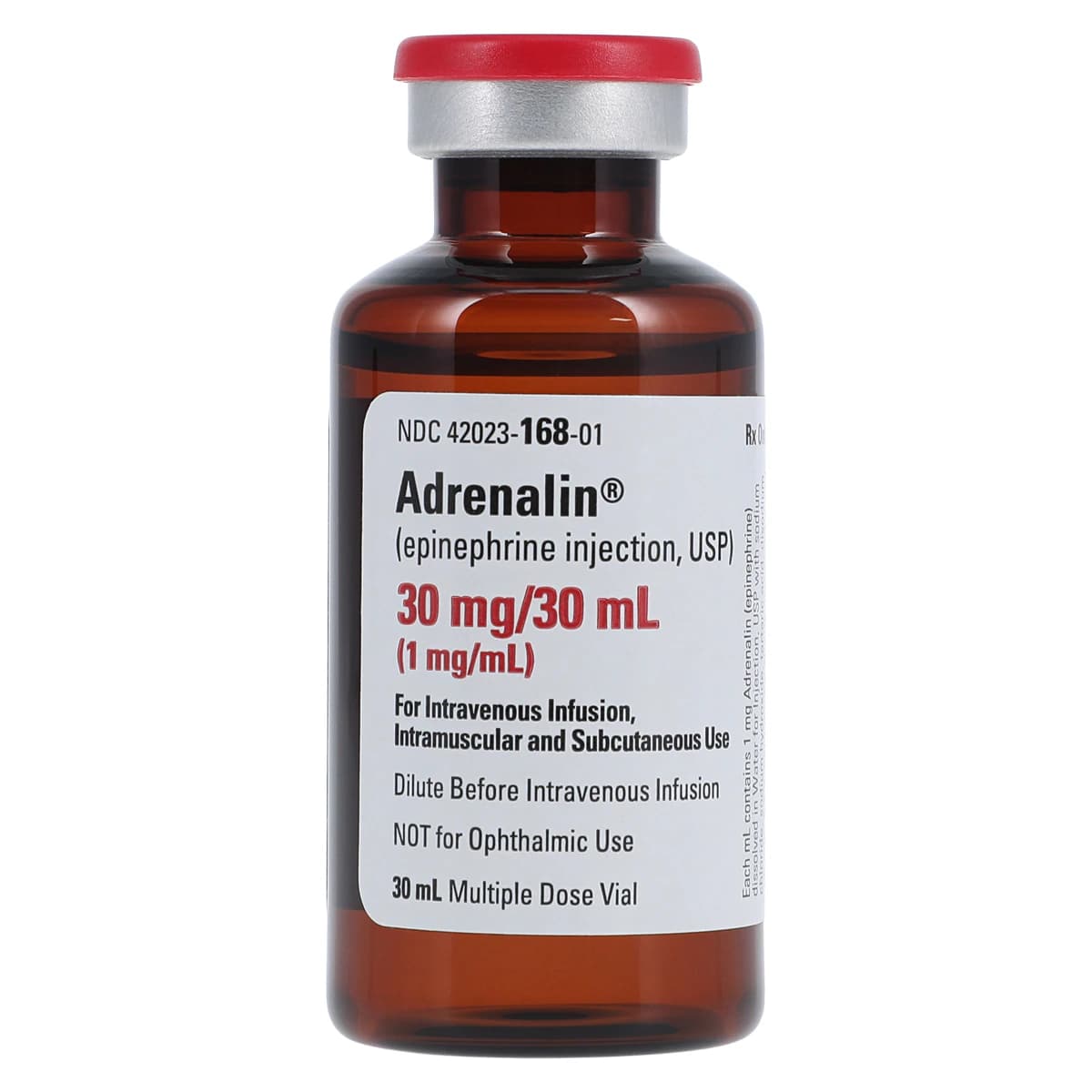 Adrenalin Injection 1mg/mL, Multi-Dose Vial (MDV), 30mL thumbnail 3