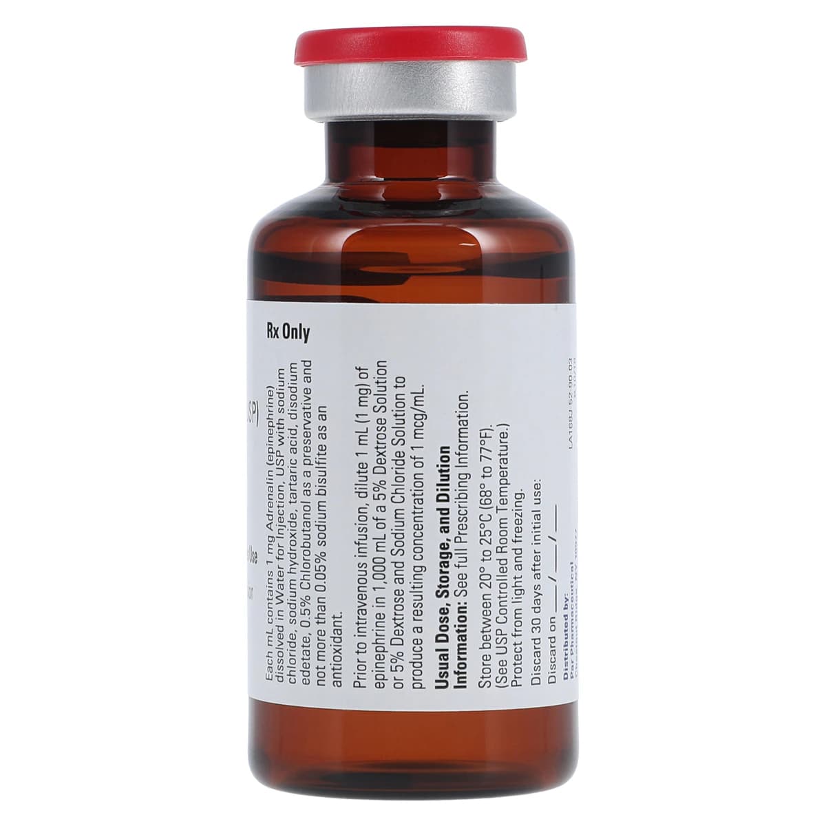 Adrenalin Injection 1mg/mL, Multi-Dose Vial (MDV), 30mL thumbnail 4