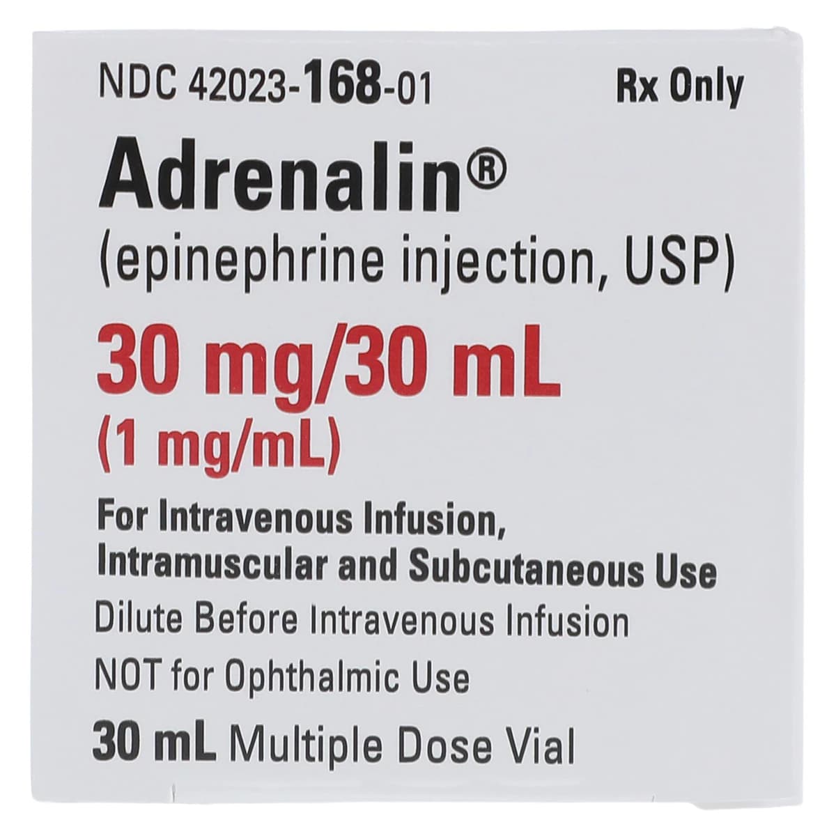 Adrenalin Injection 1mg/mL, Multi-Dose Vial (MDV), 30mL thumbnail 7