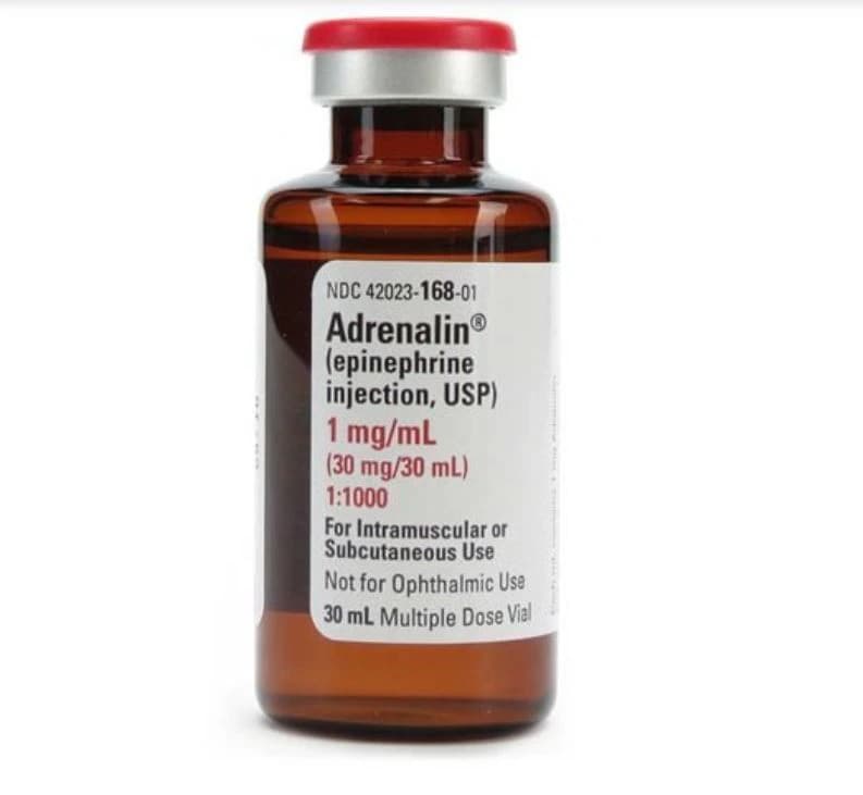 Adrenalin Injection 1mg/mL, Multi-Dose Vial (MDV), 30mL thumbnail 2