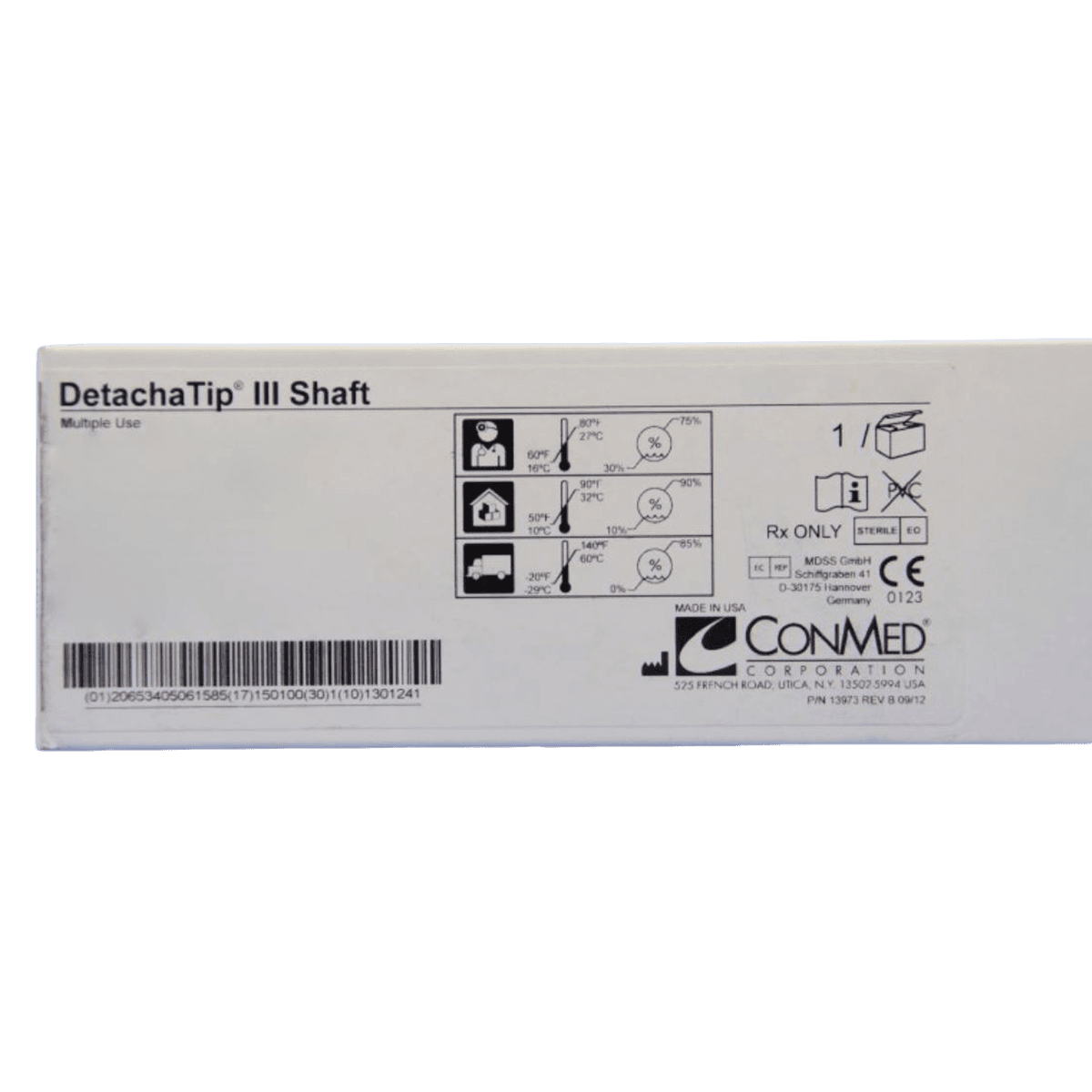 Conmed DetachaTip III Multi-Use Grasper, 5mm x 33cm, Sterile, Each - Grasper-Claw, 33cm, 5mm - Image 1