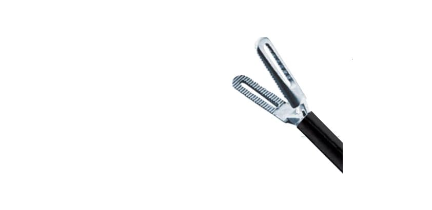 Conmed DetachaTip III Multi-Use Grasper, Straight Fenestrated, 5mm x 43cm, Sterile, Single - Grasper STRT Fenes 43cm 5mm - Image 1