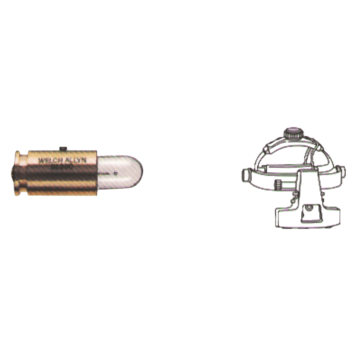 Welch Allyn Replacement Halogen Lamp for Ophthalmoscope, Each - Lamp Replc Opthalmscp Halogen - Image 1