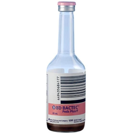 BD Bactec Peds Plus Medium Culture Vials, Plastic, 50/Package - Culture Medium Bactec Peds Pls - Image 1