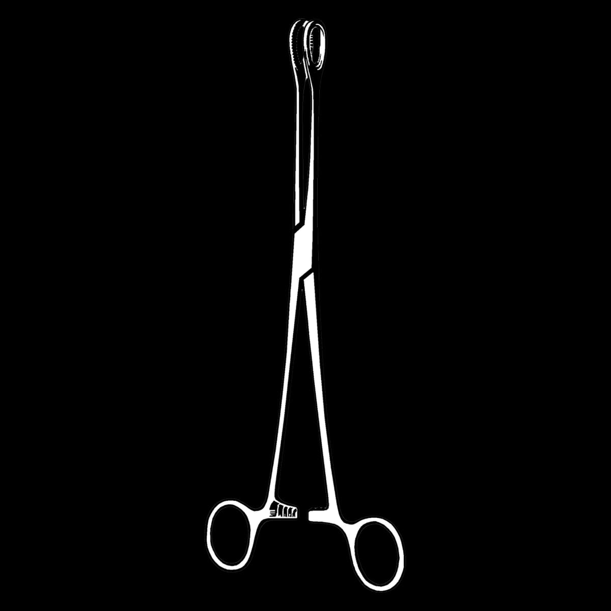Sklar Econo Foerster Sponge Forceps, Curved, 9.5", Stainless Steel, Non-Sterile, Each thumbnail 2