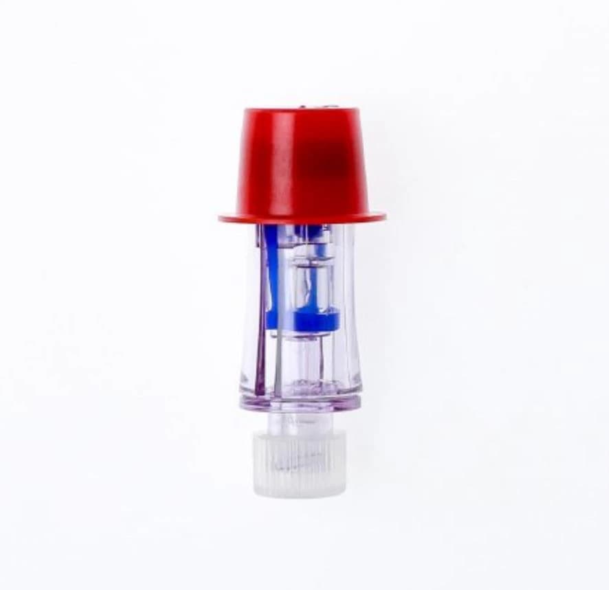 ICU Medical Spiros Closed Male IV Connector, Needleless Luer Lock, Clear, Disposable, 50/Case - Connector Spiros Closed Male - Image 1