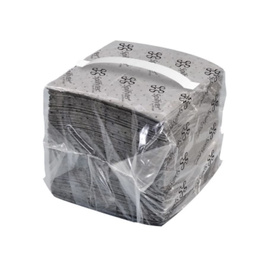 Spilfyter Hazmat Absorbent Pads for Biohazard Fluids, Non-Sterile, 100/Case - Pads Hazmat Spilfyter - Image 1
