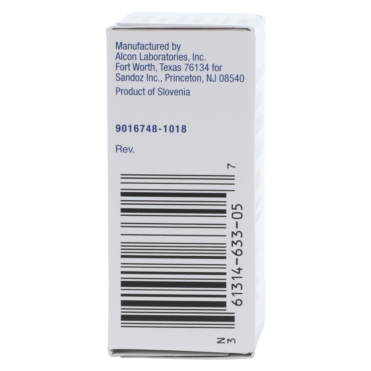 Gentamicin Sulfate Ophthalmic Solution 0.3%, 5mL Bottle, Sandoz thumbnail 3