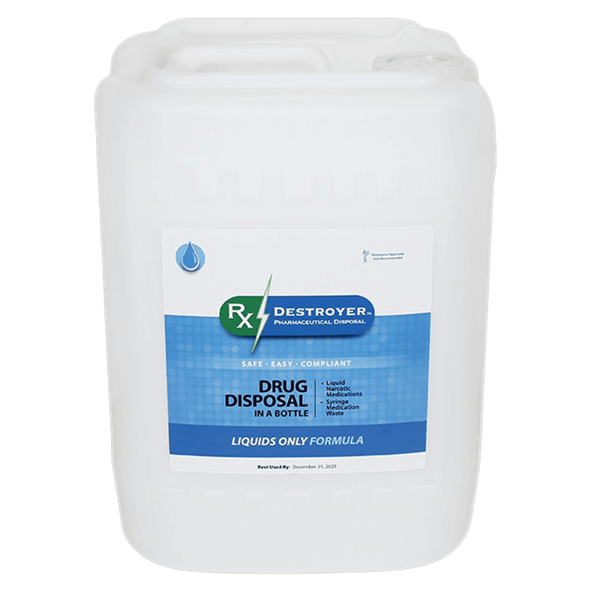 Disposal Drug Rx Destroyer, 5 Gallon Capacity, 17x13 inches - Disposal Drug Rx Destroyer - Image 1