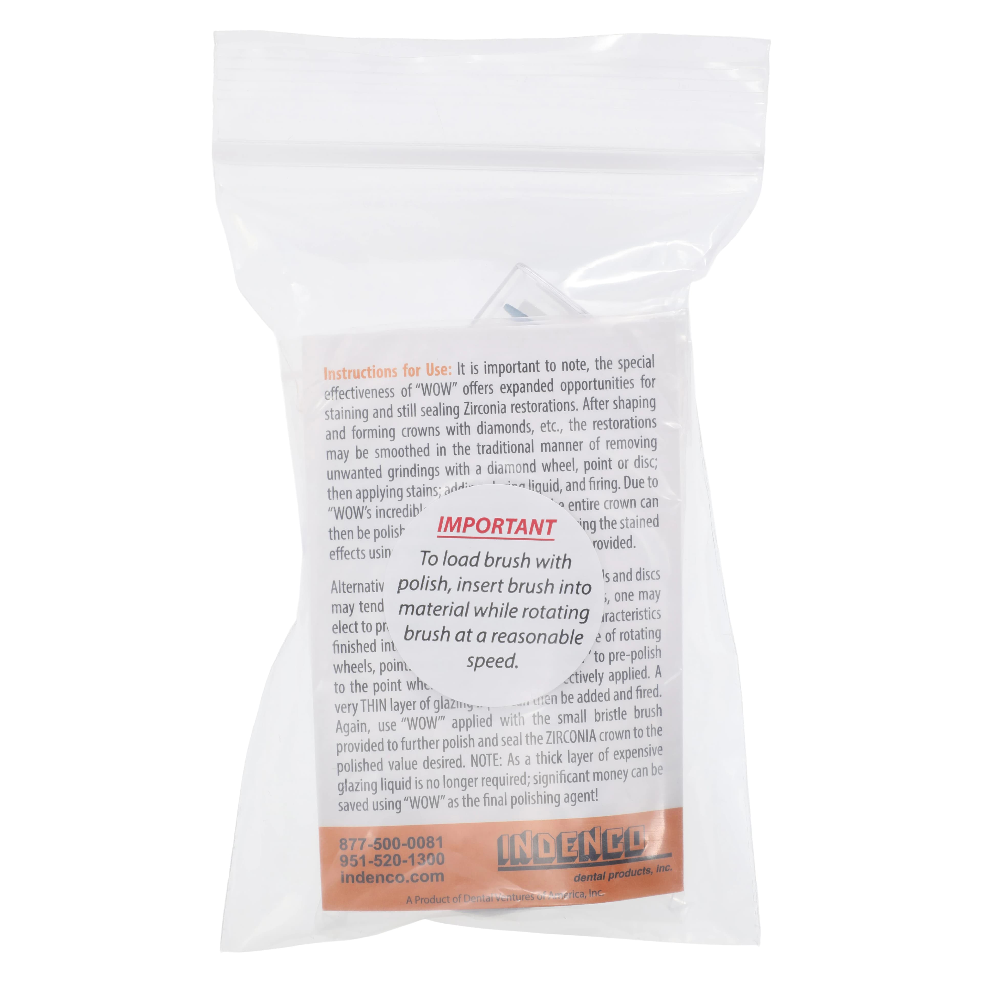 WOW Zirconia Polish Paste Kit, Indenco thumbnail 8