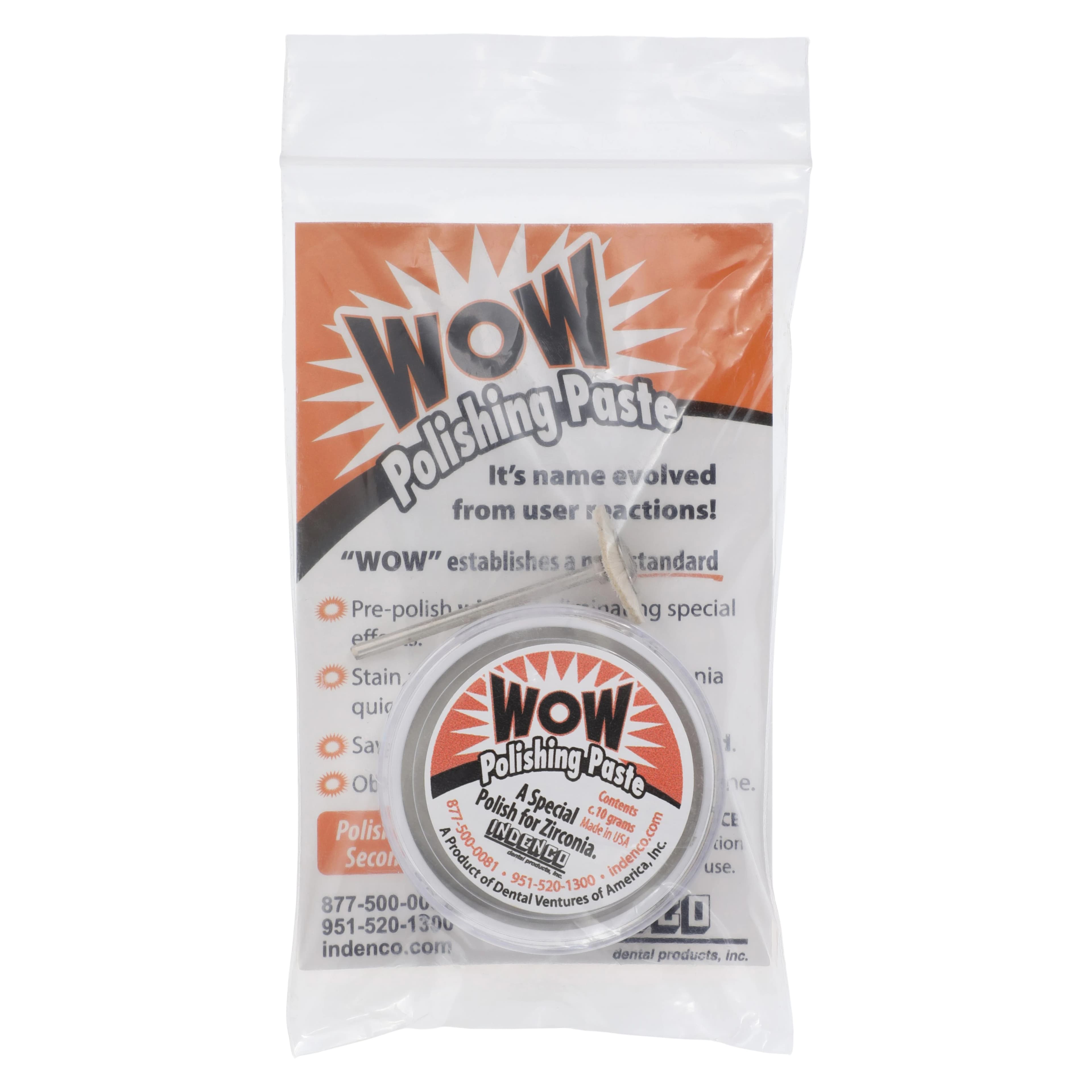 WOW Zirconia Polishing Paste, 10 g, with Brush thumbnail 5