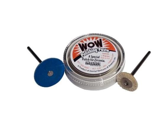 WOW Zirconia Polishing Paste, 10 g, with Brush - WOW Zirconia Polish Paste - Image 1