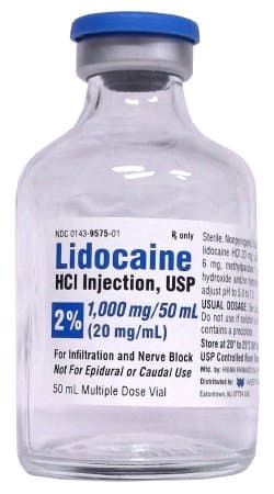 Lidocaine HCl Injection 2% MDV 50mL, 10/Package thumbnail 2