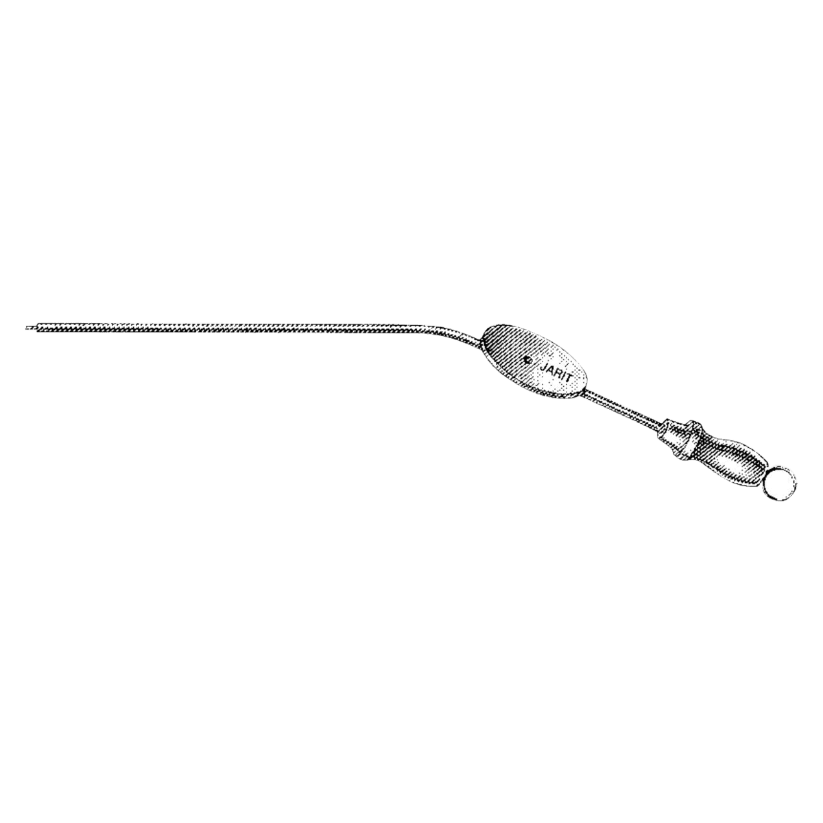 Jarit Baron Suction Tube, 5-1/2" (14 cm), Stainless Steel, Each - Tube Suction Baron 5-1/2" - Image 1